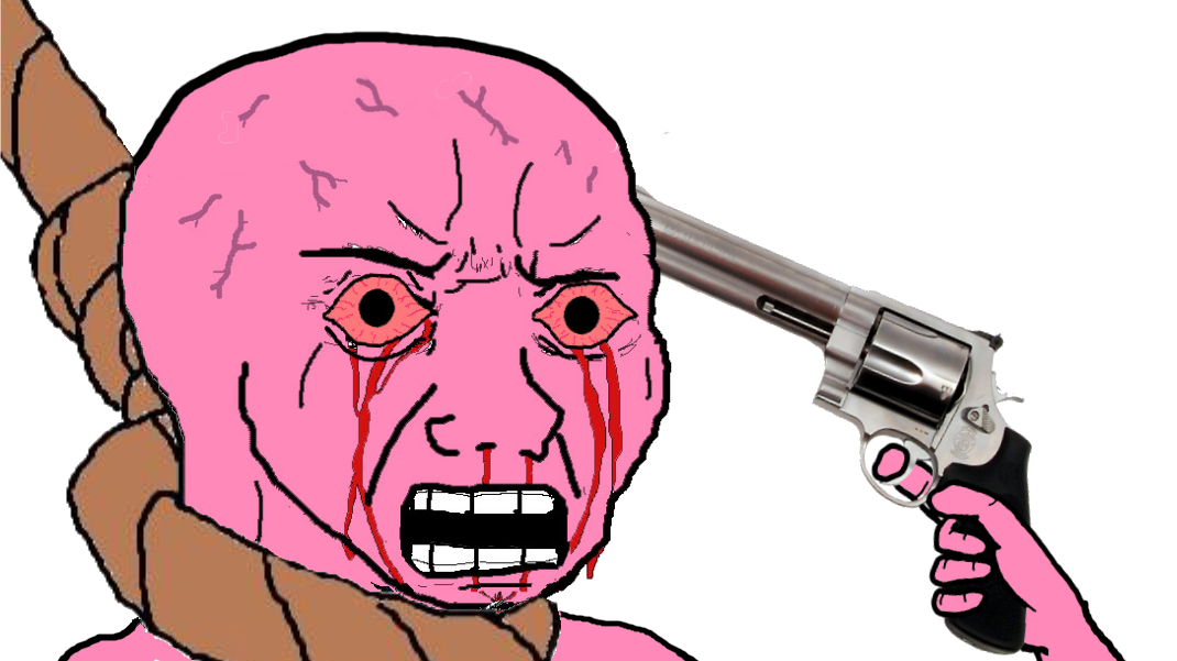 Pink Suicidal Wojak Blank Template - Imgflip