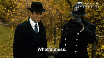 frustrated jonny harris GIF by Murdoch Mysteries