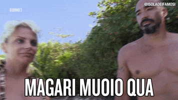 isola13 dying GIF by Isola dei Famosi