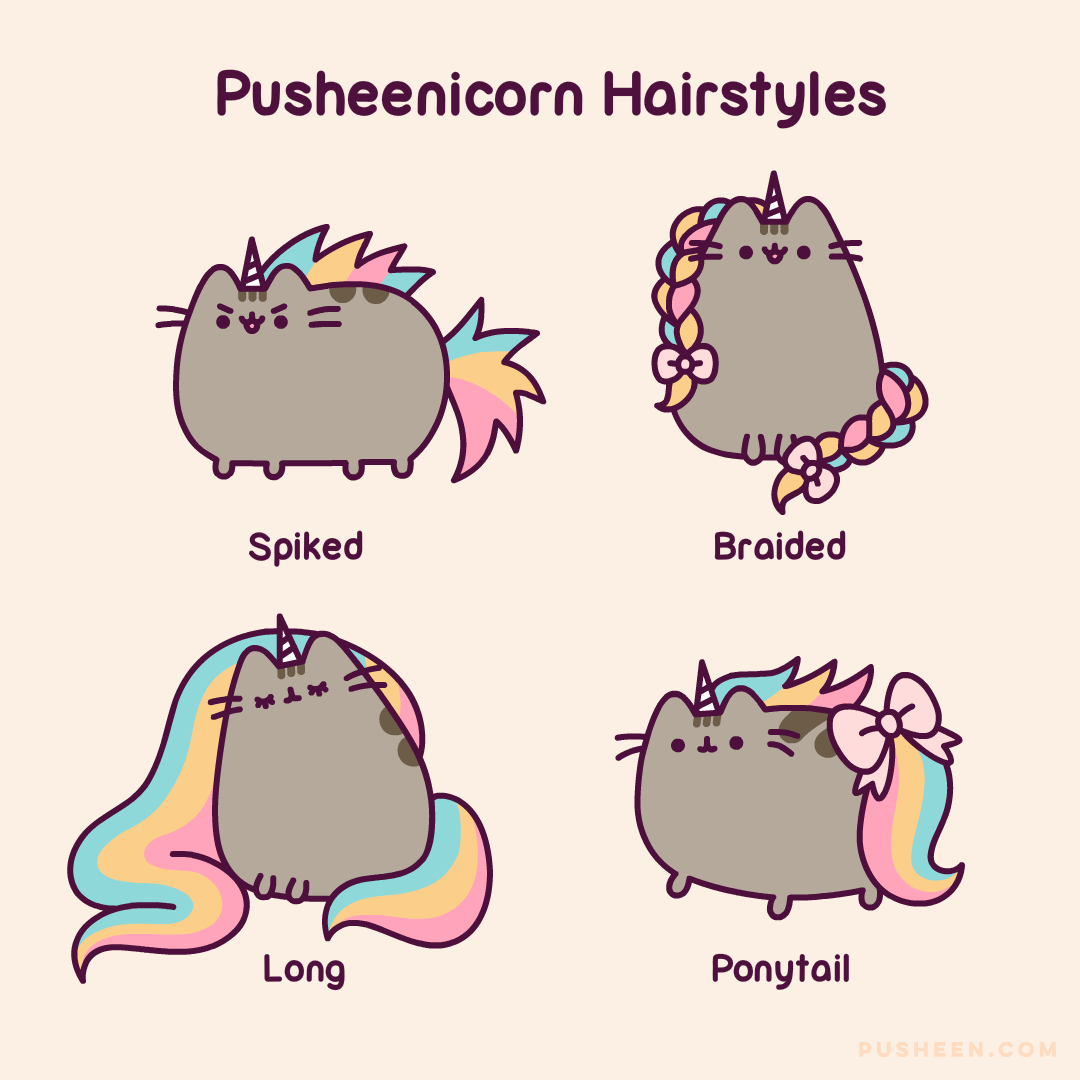 Pusheenicorn-Hairstyles.gif